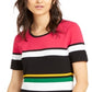 Suéter listrado feminino INC International Concepts rosa tamanho X-Large