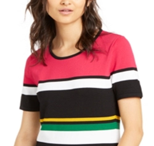 Suéter listrado feminino INC International Concepts rosa tamanho X-Large