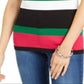 Suéter listrado feminino INC International Concepts rosa tamanho X-Large