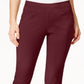 Calça feminina Charter Club Cambridge Tummy Control Slim Leg, vermelha, tamanho 8 Petite