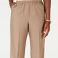 Calça feminina Karen Scott, marrom, tamanho pequeno