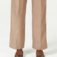 Calça feminina Karen Scott, marrom, tamanho pequeno