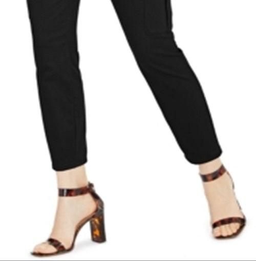 Calça skinny feminina INC International Concepts, preta, tamanho 16, pequena