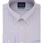 Camisa xadrez de algodão masculina Eagle, roxa, tamanho GG