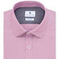 Camisa social masculina Ryan Seacrest Distinction Ultimate Slim Fit, sem passar a ferro, com elastano e xadrez Dobby, rosa, tamanho 15,5 x 32-33