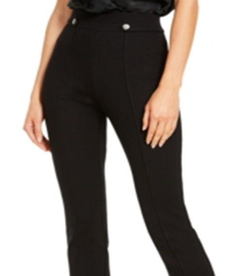 Calça feminina reta, preta, tamanho 2, da INC International Concepts