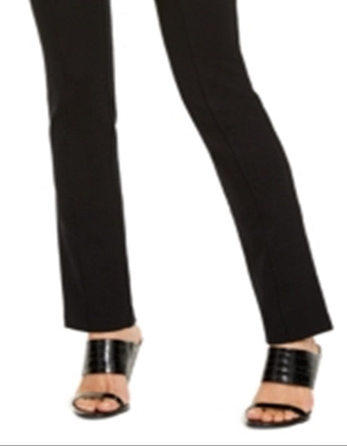 Calça feminina reta, preta, tamanho 2, da INC International Concepts