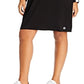 Vestido com capuz listrado Michael Kors Plus Racing Feminino Preto Tamanho 3X
