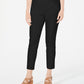 Calça feminina cropped com perna reta estilo &amp; co, preta, tamanho G