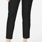 Calça feminina cropped com perna reta estilo &amp; co, preta, tamanho G