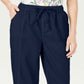 Calça feminina Karen Scott azul tamanho pequeno extragrande