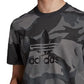 Camiseta Adidas Camuflada Masculina Cinza Tamanho P