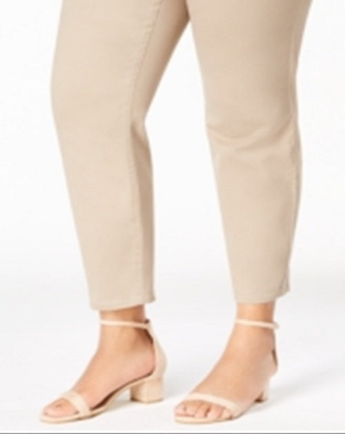 Calça Jeans Skinny Feminina Calvin Klein Bege Tamanho 28W