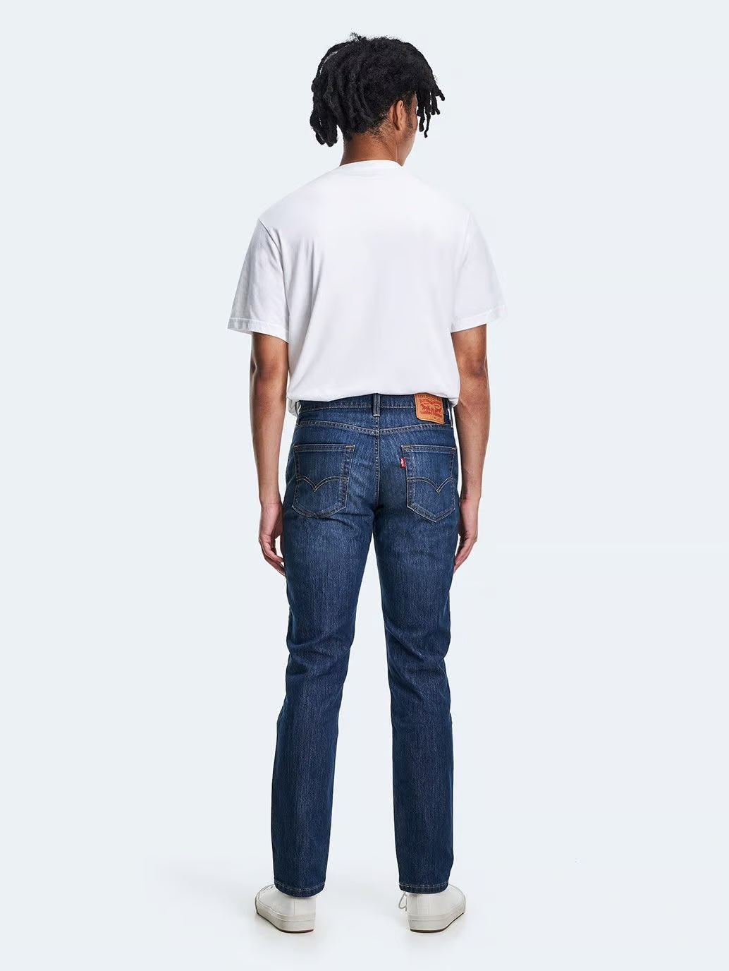 Calça jeans Levi's 513 Slim Straight Fit Masculina Azul Tamanho 34X32