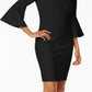 Vestido Calvin Klein Feminino Manga Sino Preto Tamanho 2 Petite