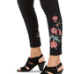 Leggings femininas bordadas Style &amp; Co, pretas, tamanho XS