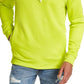 Guss Moletom com capuz masculino com logotipo verde tamanho pequeno