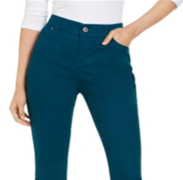 Calça jeans skinny feminina Curvy Fit da INC Iternational Concepts, azul, tamanho 14