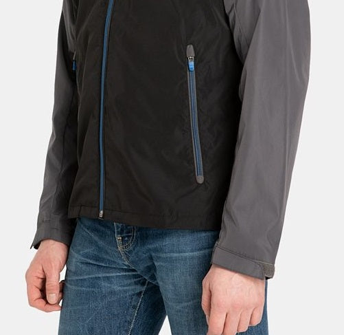 Jaqueta esportiva masculina Michael Kors Fitness Workout preta tamanho XX-G
