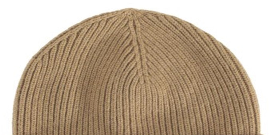 Boné de malha canelada masculino True Religion marrom tamanho regular