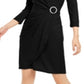 Vestido envelope feminino INC Iternational Concepts com strass, preto, tamanho XX-G