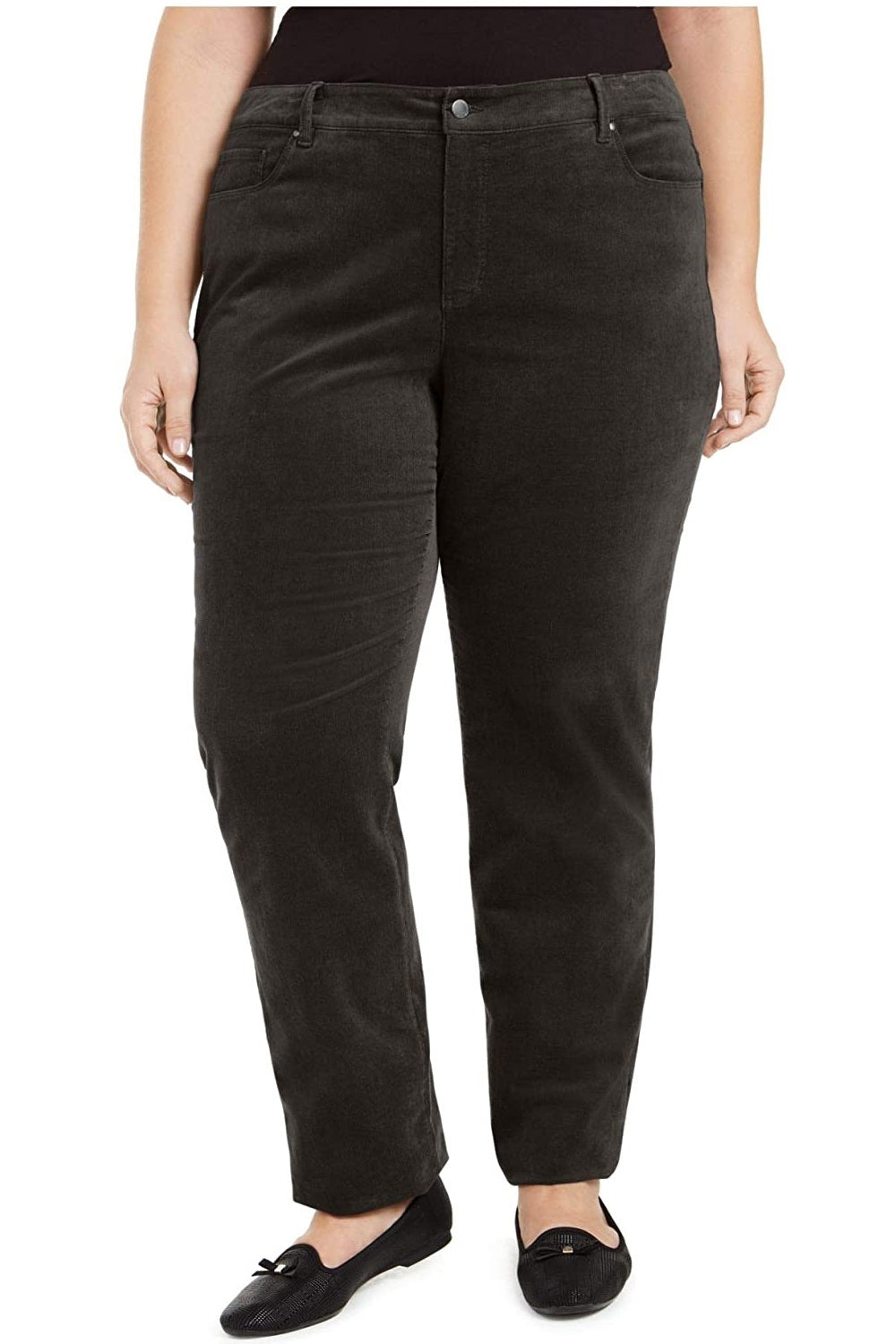 Calça Chino Feminina Charter Club Preta Tamanho 8