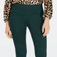Leggings femininas sem costura INC Iternational Concepts, verde, tamanho 10, pequena