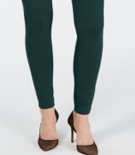 Leggings femininas sem costura INC Iternational Concepts, verde, tamanho 10, pequena