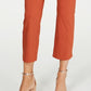 Calça skinny cropped feminina INC Iternational Concepts marrom tamanho 8 petite