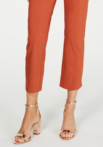 Calça skinny cropped feminina INC Iternational Concepts marrom tamanho 8 petite