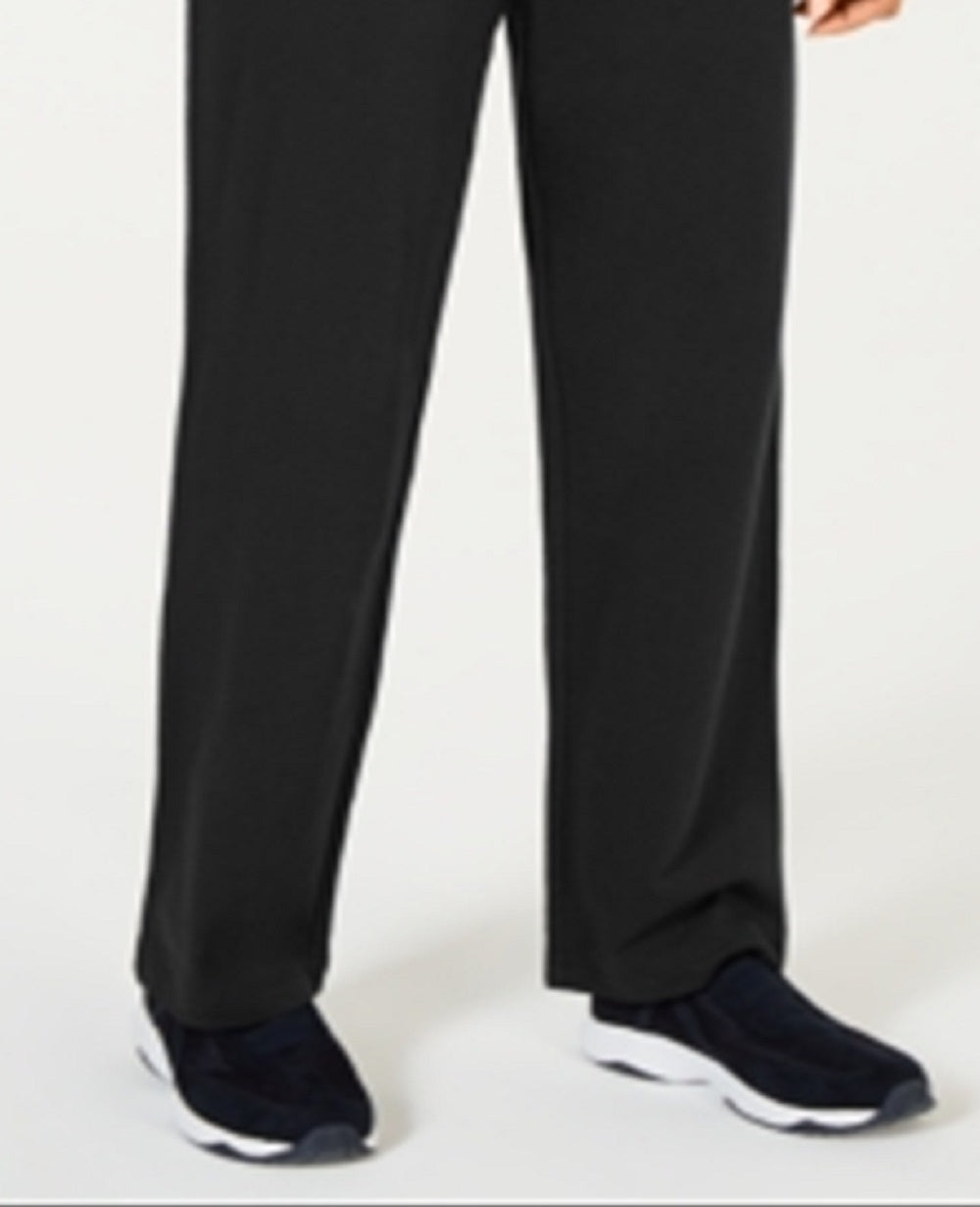 Calça Terry Feminina Karen Scott Preta Tamanho Pequeno Médio