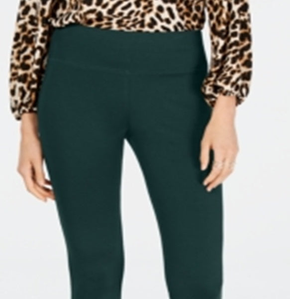 Leggings femininas sem costura INC Iternational Concepts, verde, tamanho 14, pequena