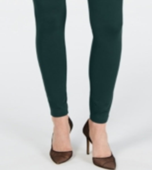 Leggings femininas sem costura INC Iternational Concepts, verde, tamanho 14, pequena