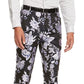 Calça masculina slim fit floral jacquard azul INC International Concepts, tamanho 36x34