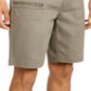 Shorts Ollie com zíper masculino INC International Concepts, marrom, tamanho 34