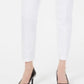 Calça skinny Hollywood feminina Alfani Bi Stretch, branca, tamanho 14 Petite