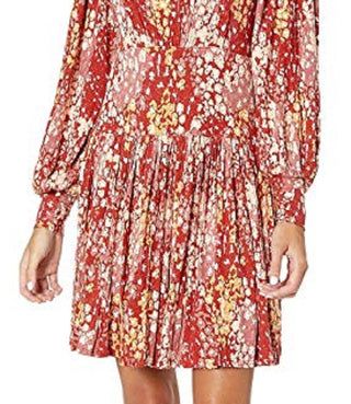 Vestido curto feminino Free People Heartbeats vermelho tamanho pequeno