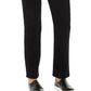 Calça jeans feminina estilo curvilíneo com perna reta, azul, tamanho 6 T/G