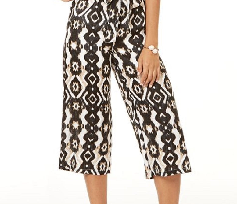 Macacão feminino INC Iternational Concepts com corpete franzido, cinza, tamanho pequeno