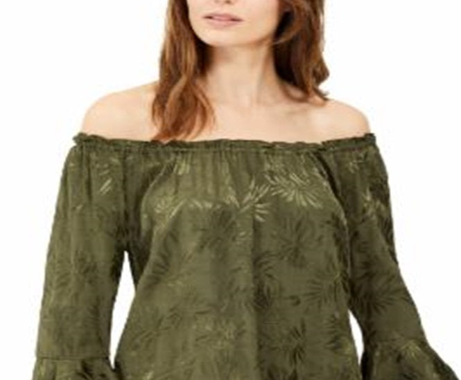Blusa Feminina Michael Kors Bordada Verde Tamanho Médio