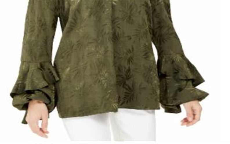 Blusa Feminina Michael Kors Bordada Verde Tamanho Médio