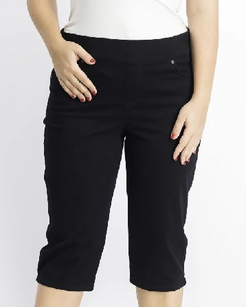 Calça jeans skinny Avery Pull on Skimmer feminina da Style &amp; Co, preta, tamanho médio