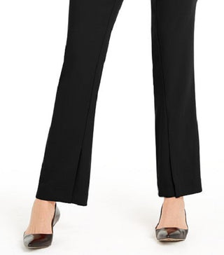 Calça Alfani Feminina Lisa Boot Cut Preta Tamanho 14