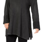 Suéter Alfani Plus Ottoman Stitch Feminino Preto Tamanho 1X