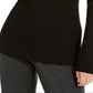 Suéter feminino com lantejoulas INC Iternational Concepts, preto, tamanho pequeno XL