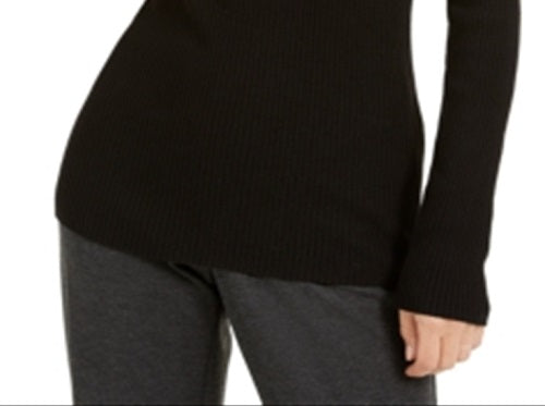 Suéter feminino com lantejoulas INC Iternational Concepts, preto, tamanho pequeno XL