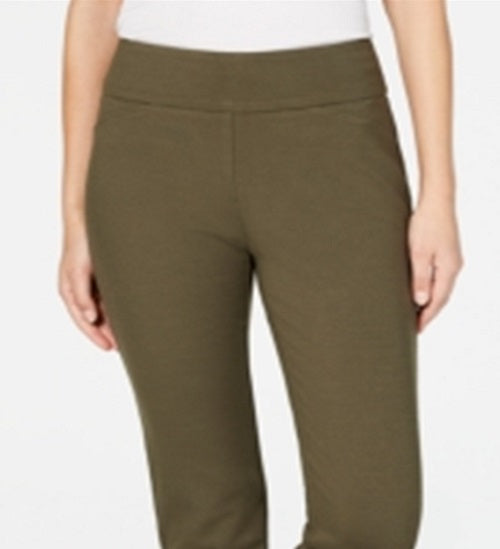 Calça Ponte Feminina Cambridge Pull-on Charter Club Verde Tamanho 16