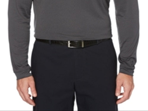 Polo de manga comprida masculino PGA Tour, preto, tamanho extragrande