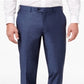 Calça social masculina Bar III resistente a rugas, slim fit, azul, tamanho 32x32