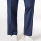 Calça social masculina Bar III resistente a rugas, slim fit, azul, tamanho 32x32